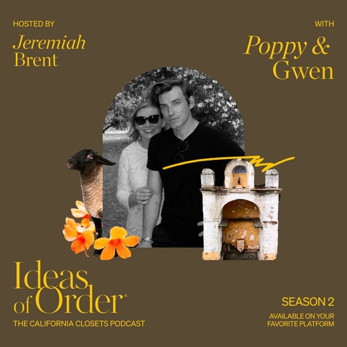 Jeremiah Brent discusses family on the California Closets podcast, Ideas of Order.